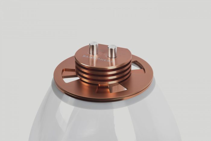 copper top of an xl baiosphere with controllers